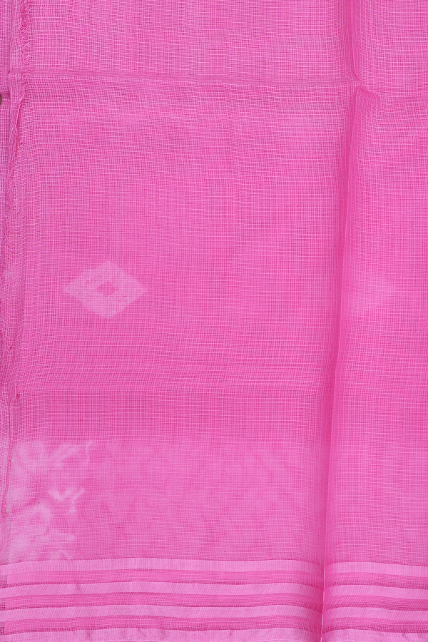 Kota Silk Saree In Pink With Diamond Buttas