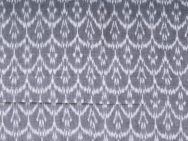 Scallop Design Grey Cotton Unstitch Salwar Material