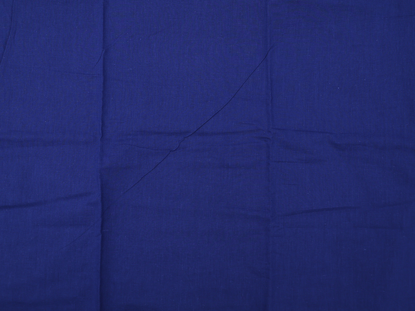 Scallop Design Royal Blue Cotton Unstitched Salwar Material