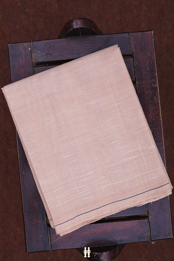 Self Stripes Design Brown Cotton Dhoti