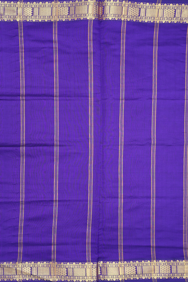 Semi Silk Cotton Saree In Brown With Zari Border