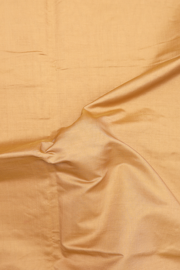 Semi Silk Cotton Saree In Brown With Zari Border