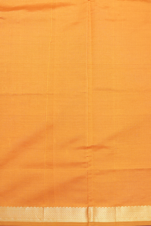 Semi Silk Cotton Saree In Red With Contrast Border