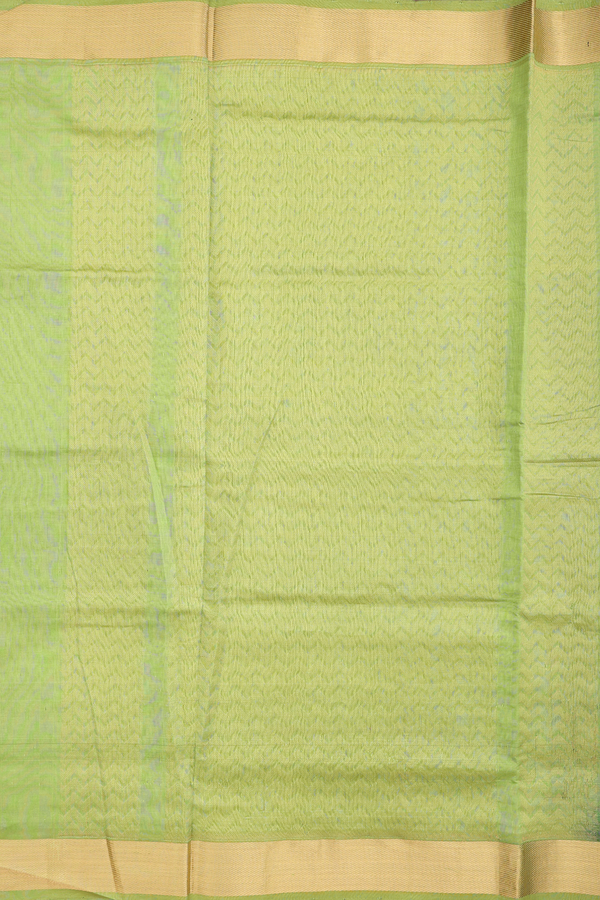 Semi Silk Cotton Saree In Regal Purple With Peacock Buttas