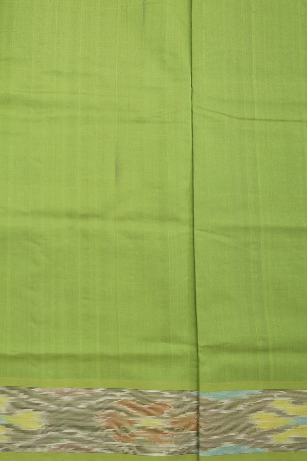 Semi Silk Cotton Saree In Royal Blue With Checks Design