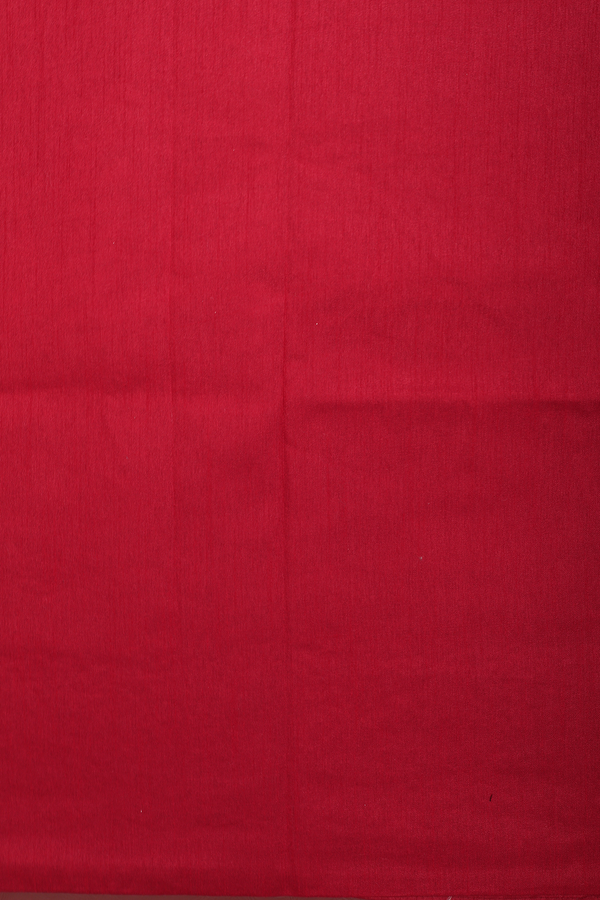 Semi Tussar Silk Saree In Caramel Brown With Embroidery Motif