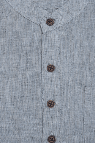 Assorted Grey And Blue Set Of 2 Size 38 Cotton Short Kurta