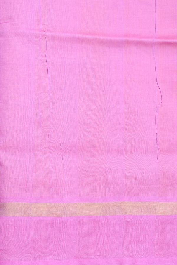 Silk Cotton Saree In Honey Yellow With Contrast Border