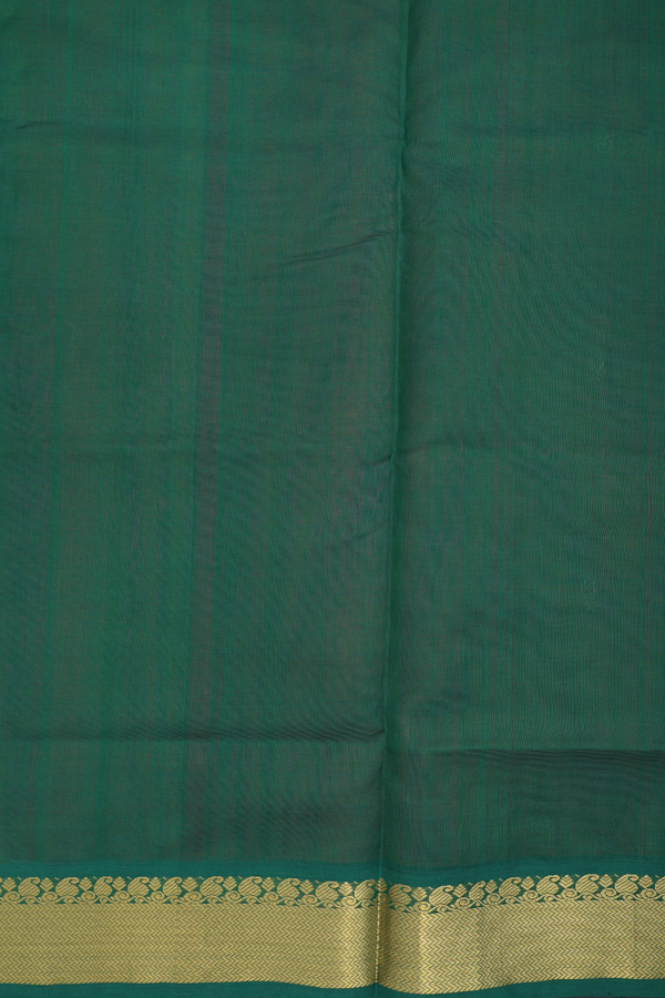 Silk Cotton Saree In Pink With Paisley Buttas