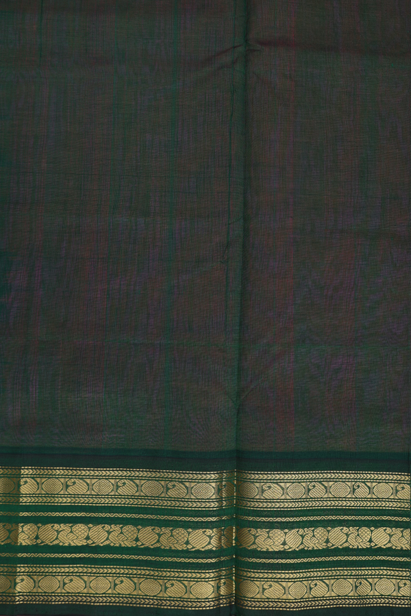Silk Cotton Saree In Pink With Traditional Border