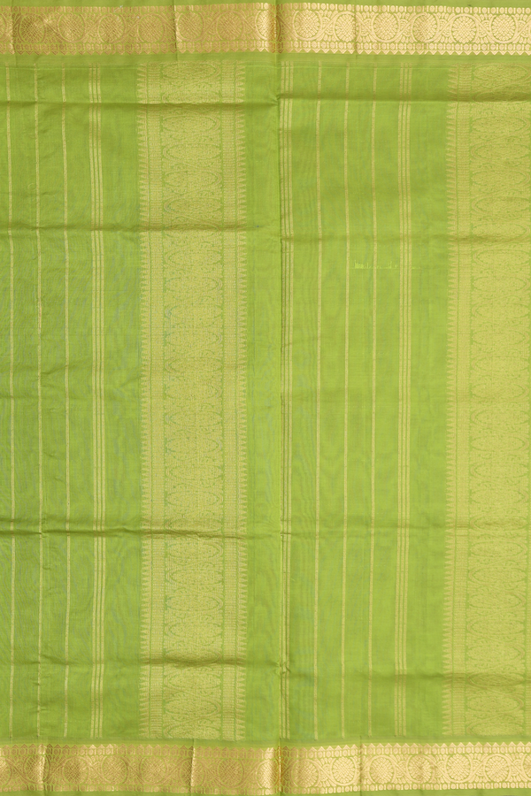 Silk Cotton Saree In Purple Rose With Peacock Design