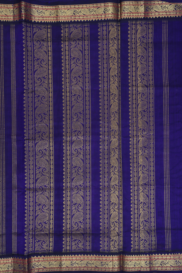 Silk Cotton Saree In Yellow And White With Checks Design