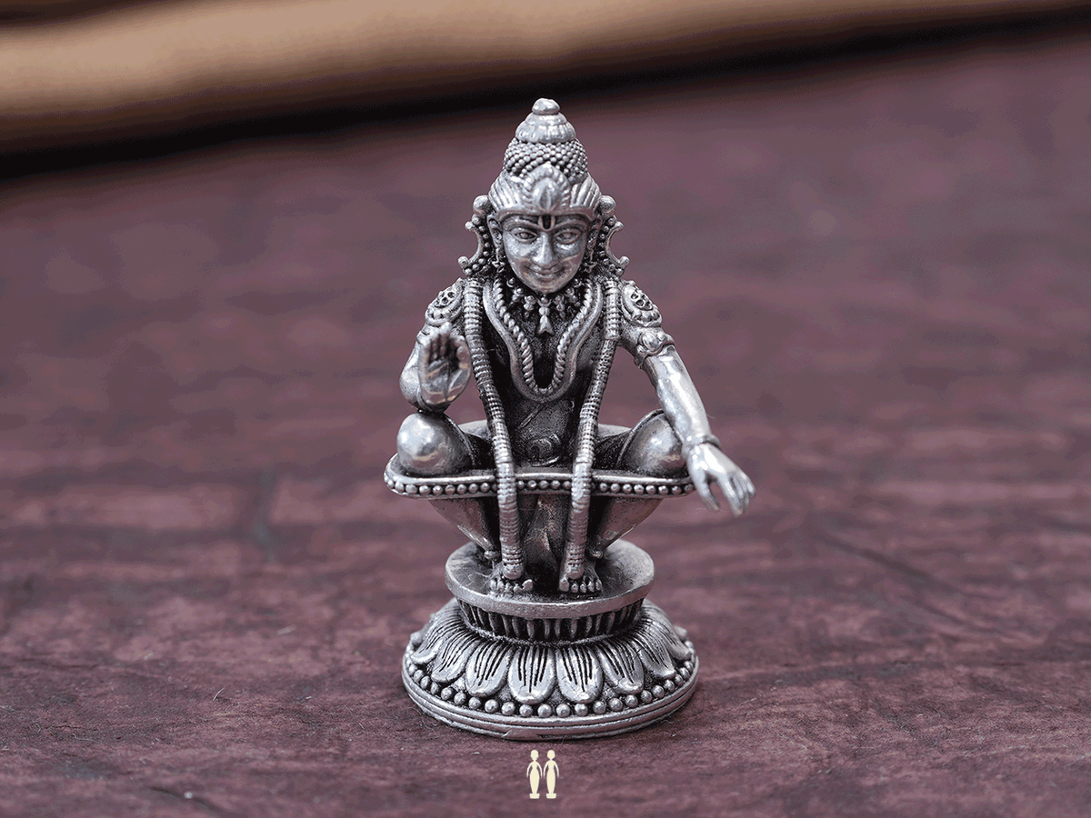 Pure Silver Ayyappan Idol