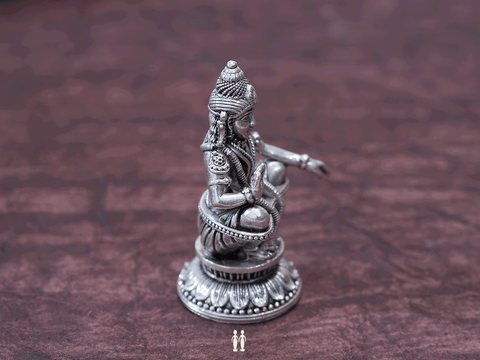 Pure Silver Ayyappan Idol