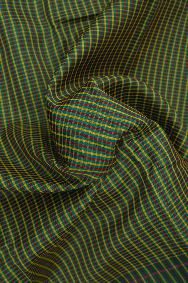 Small Checks Design Multicolor Koorainadu Cotton Saree