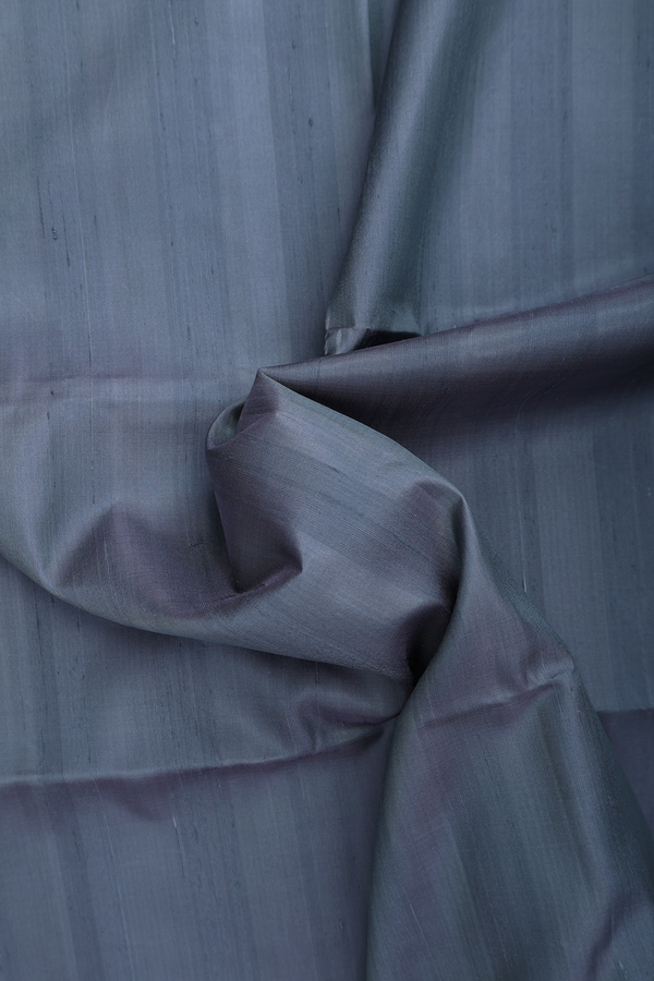 Soft Silk Saree In Aegean Blue With Zari Border