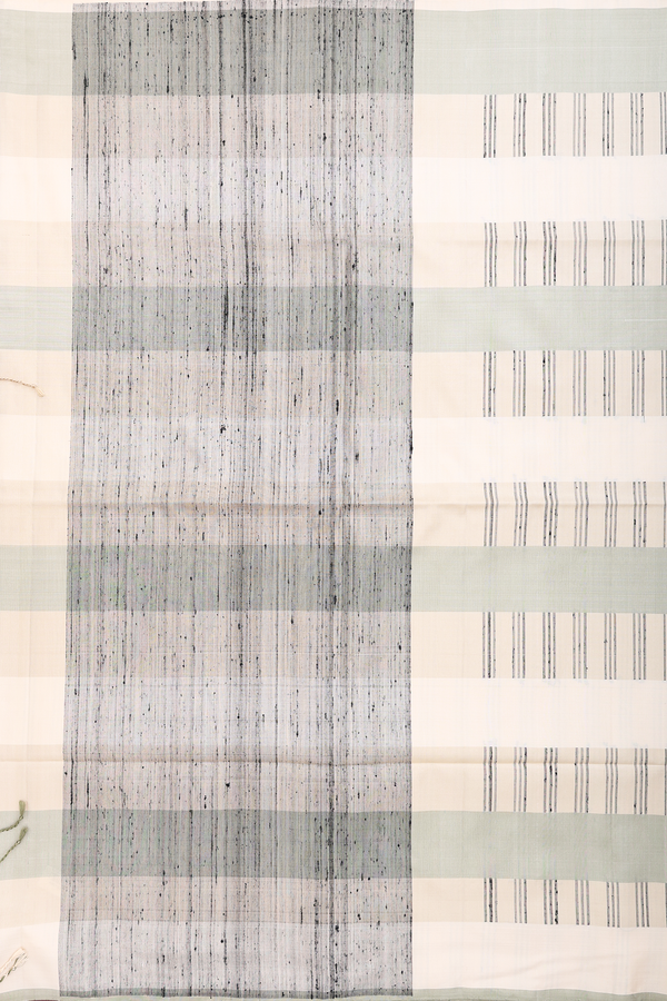 Soft Silk Saree In Beige With Allover Design