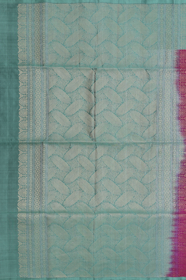 Soft Silk Saree In Berry Purple With Zari Motifs