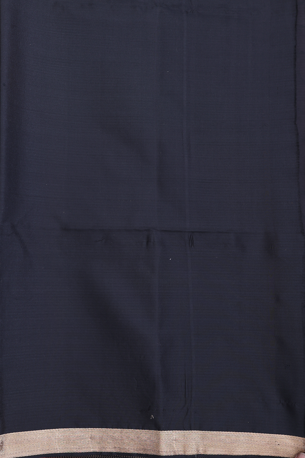 Soft Silk Saree In Black And Brown With Checks Design