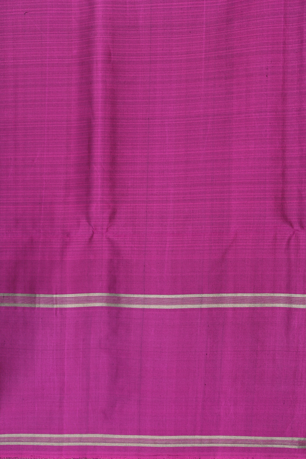 Soft Silk Saree In Black With Stripes Design