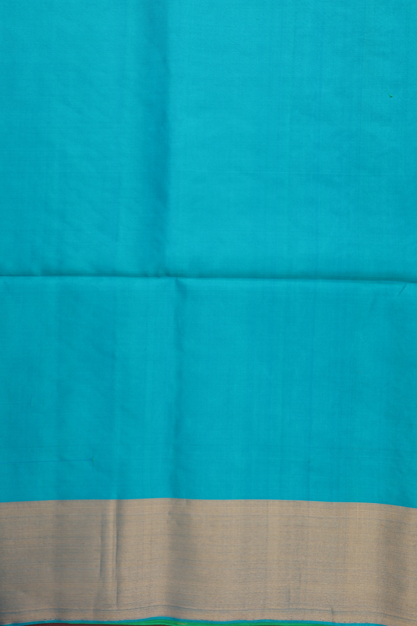 Soft Silk Saree In Bold Green With Floral Motifs