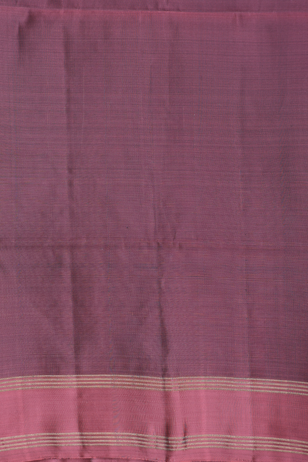 Soft Silk Saree In Bottle Green With Zari Motifs