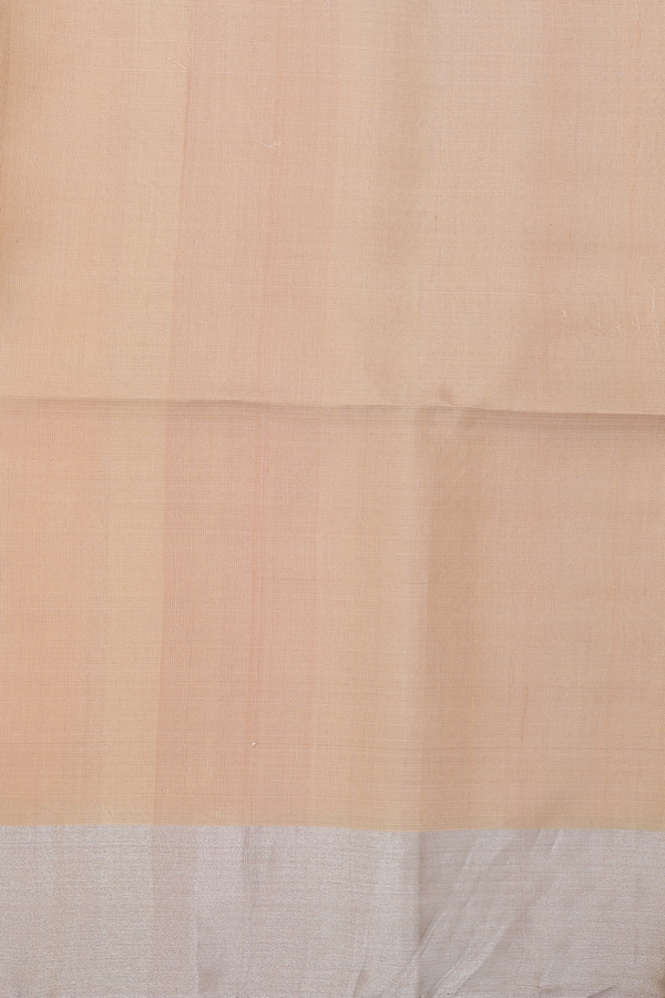Soft Silk Saree In Brick Brown With Square Design