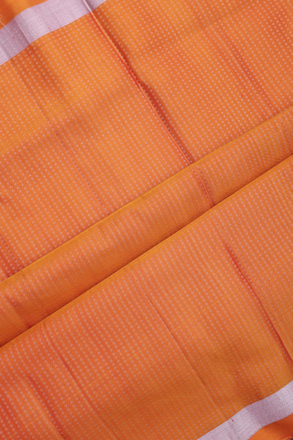 Soft Silk Saree In Chilli Red With Stripes Design