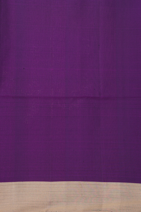 Soft Silk Saree In Cobalt Blue With Chakram Buttas