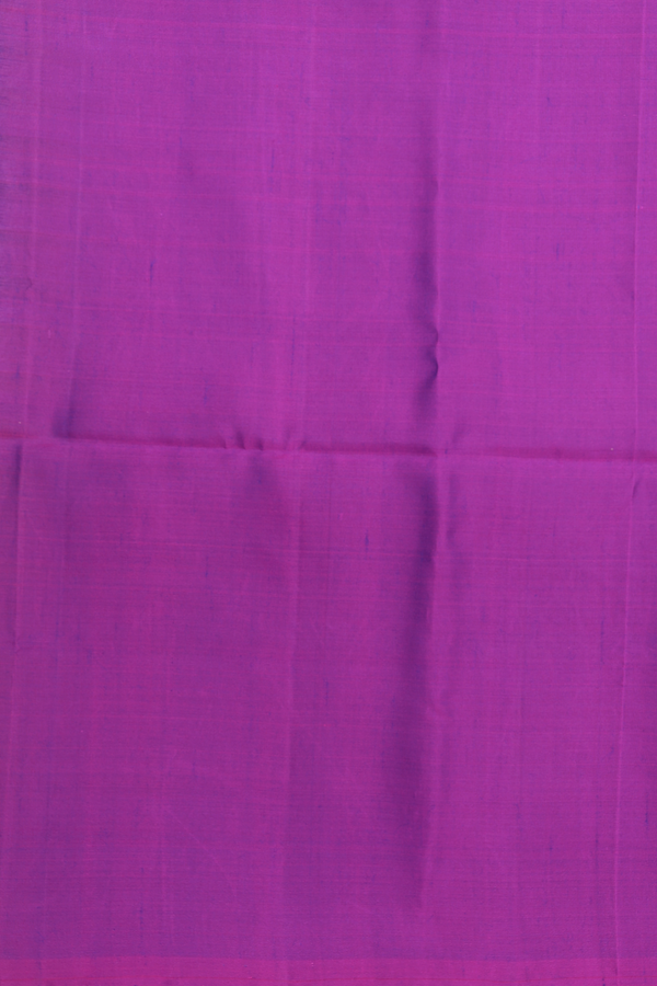 Soft Silk Saree In Cobalt Blue With Peacock Motifs