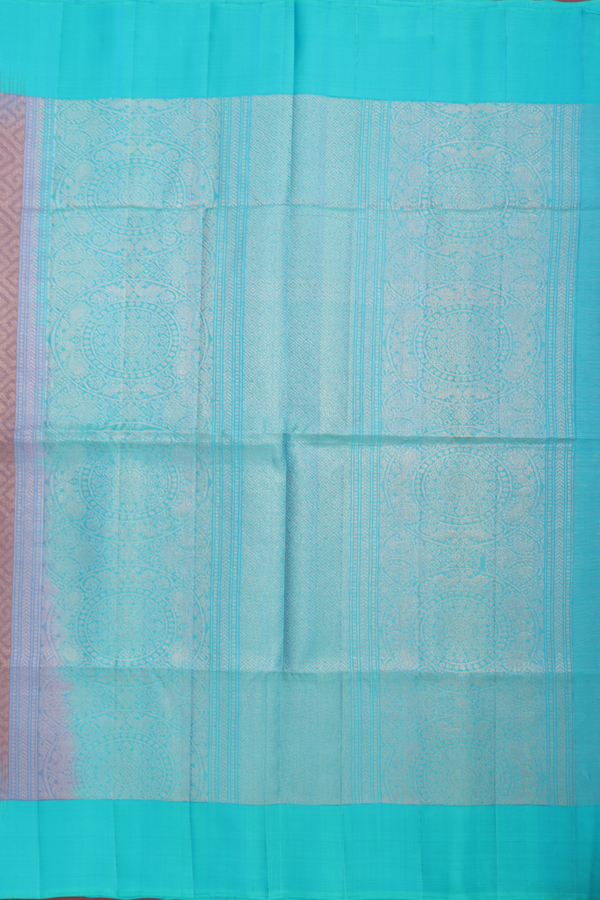 Soft Silk Saree In Cocoa Brown With Brocade Design