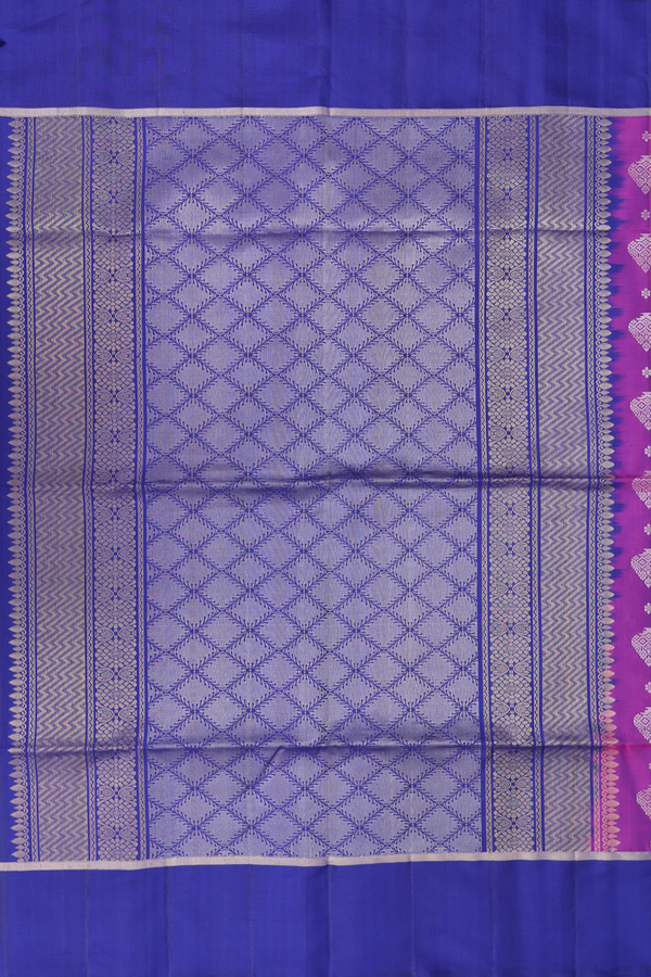 Soft Silk Saree In Dual Tone With Allover Buttas