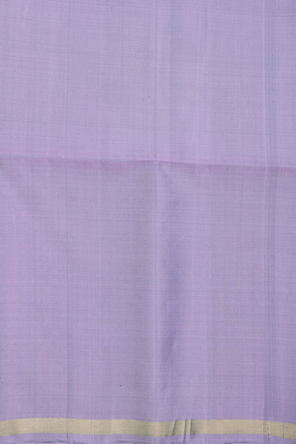 Soft Silk Saree In Dual Tone With Peacock Motifs