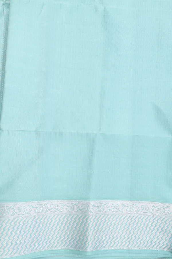 Soft Silk Saree In Dusty Green With Brocade Design