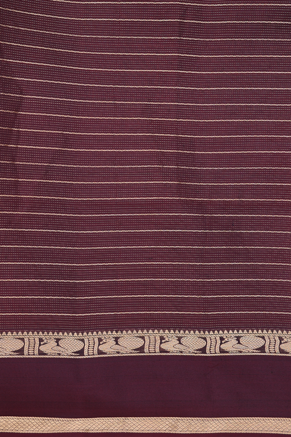Soft Silk Saree In Emerald Green With Neli Design