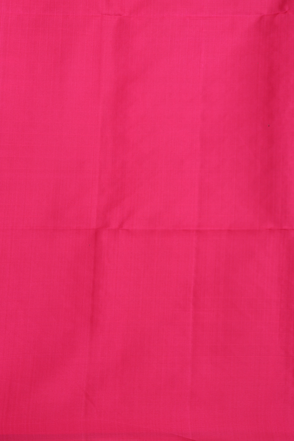 Soft Silk Saree In Forest Green With Checks Design