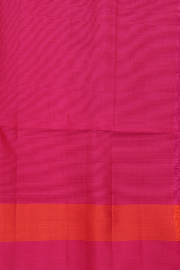 Soft Silk Saree In Forest Green With Zari Buttas