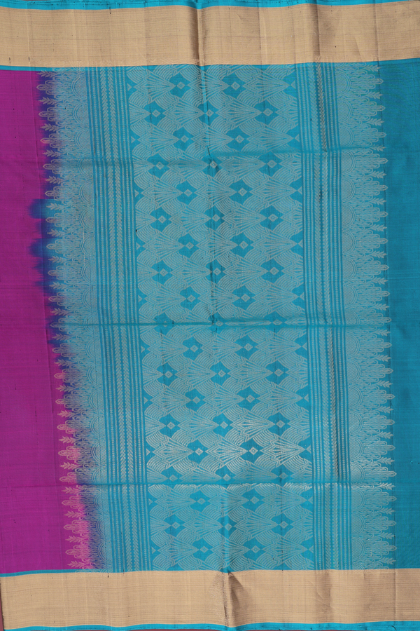 Soft Silk Saree In Grape Purple With Zari Motifs