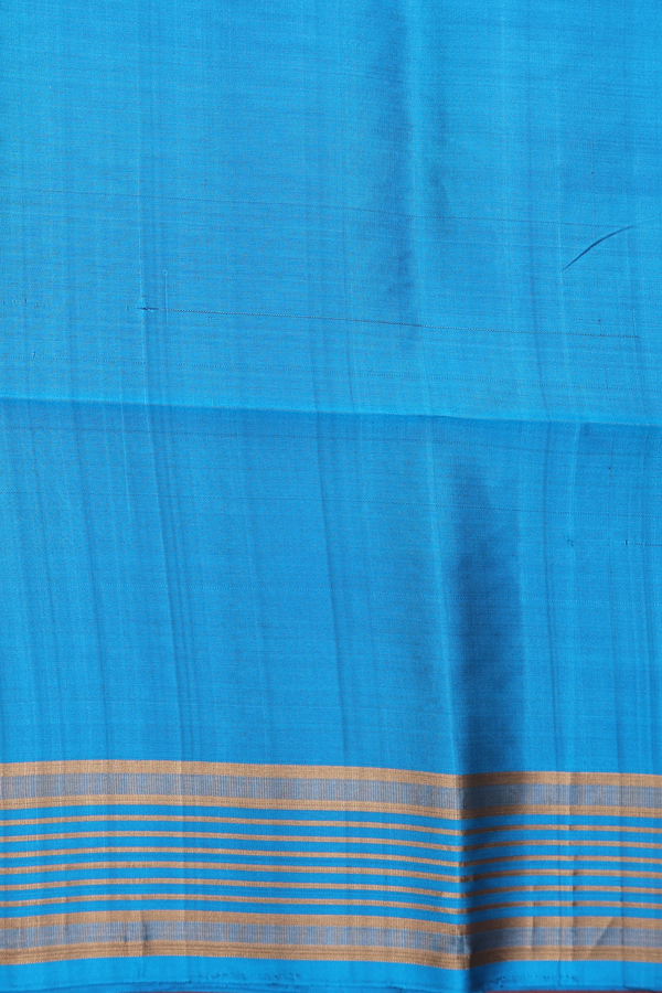 Soft Silk Saree In Grape Purple With Peacock Motifs
