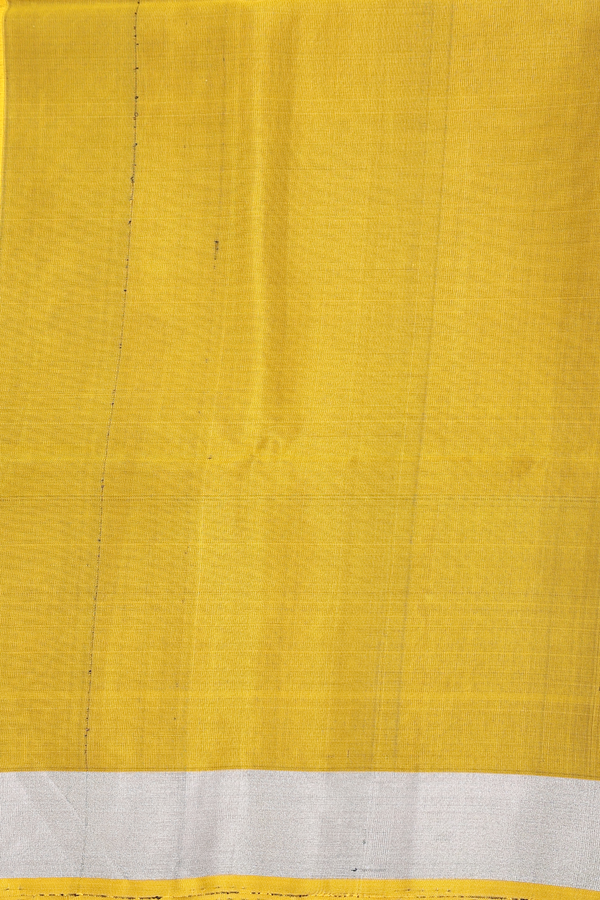 Soft Silk Saree In Grey With Stripes Design
