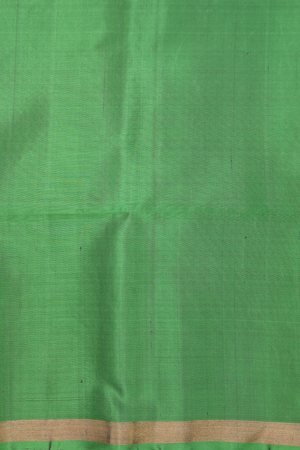 Soft Silk Saree In Grey With Zari Buttas