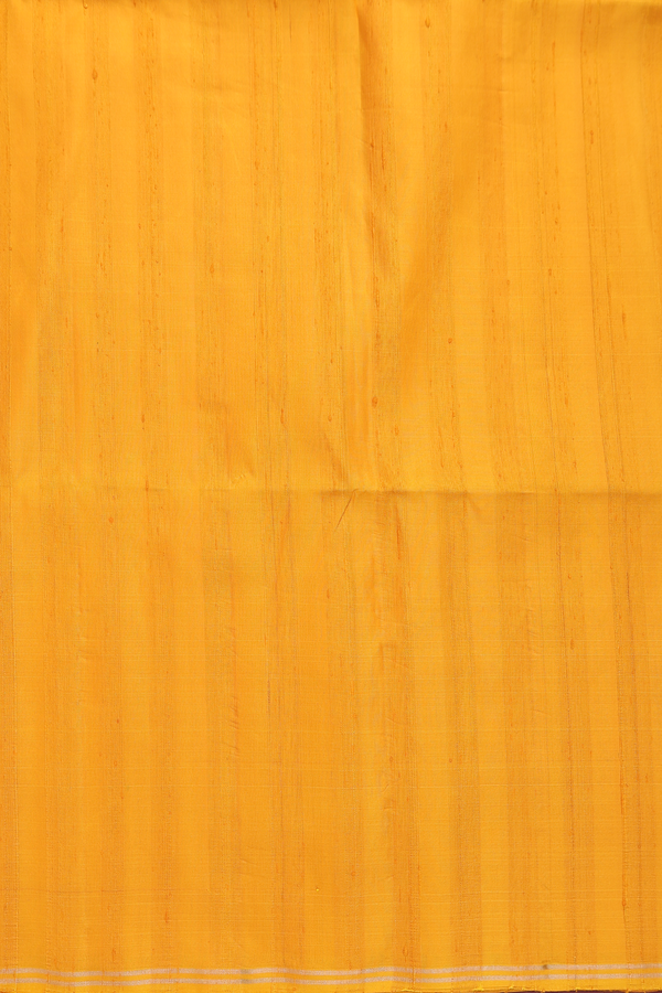 Soft Silk Saree In Honey Orange With Zari Border
