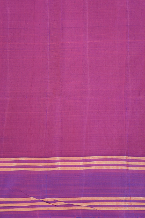 Soft Silk Saree In Hot Pink With Chakram Buttas