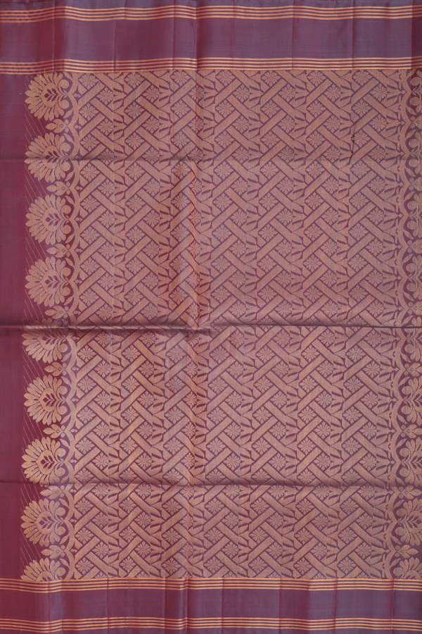 Soft Silk Saree In Manthulir With Floral Buttas