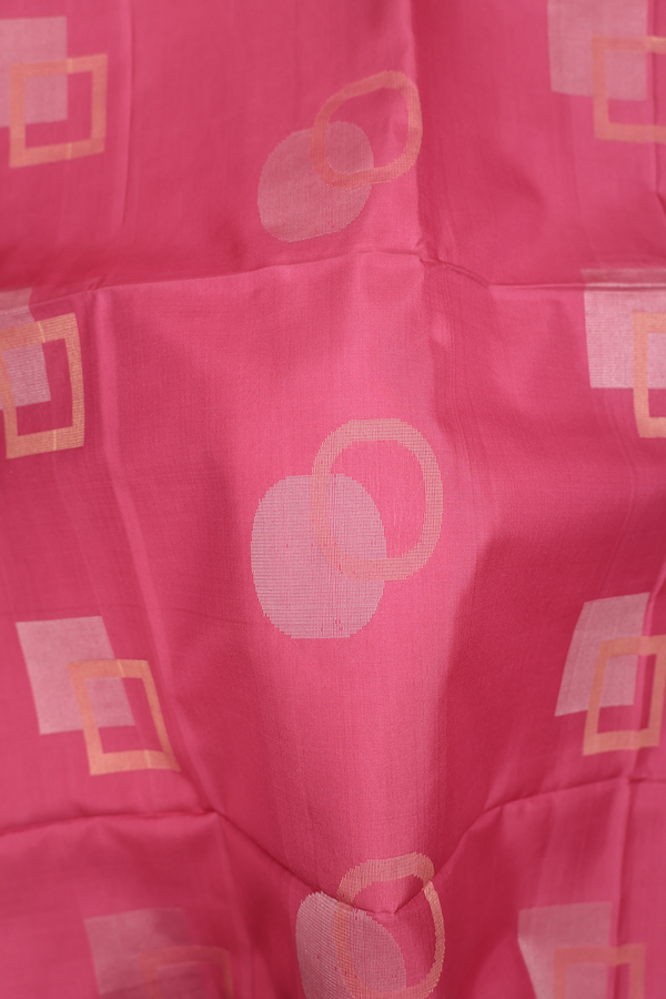 Soft Silk Saree In Orchid Pink With Zari Motifs