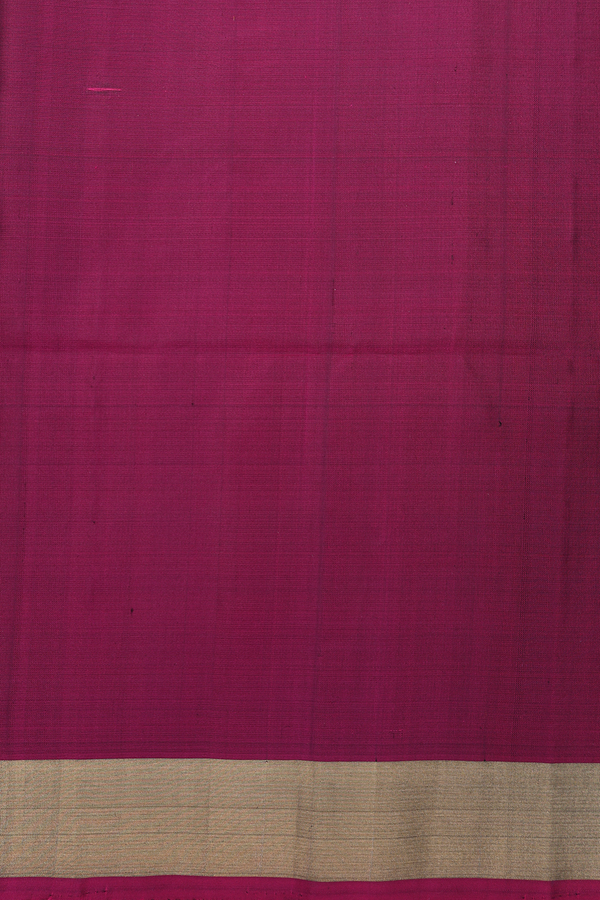 Soft Silk Saree In Midnight Blue With Threadwork Buttas