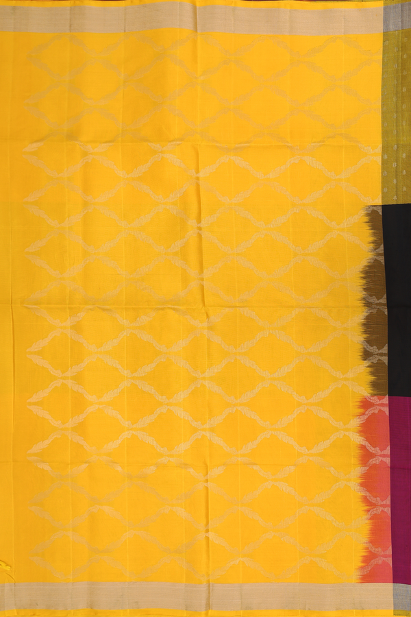 Soft Silk Saree In Multicolor With Checks Design