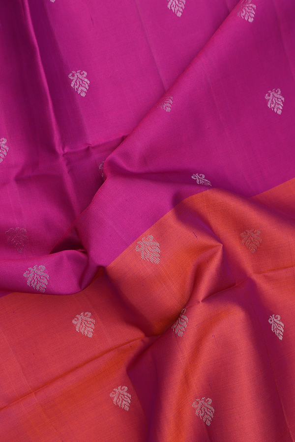 Soft Silk Saree In Multicolor With Zari Buttas