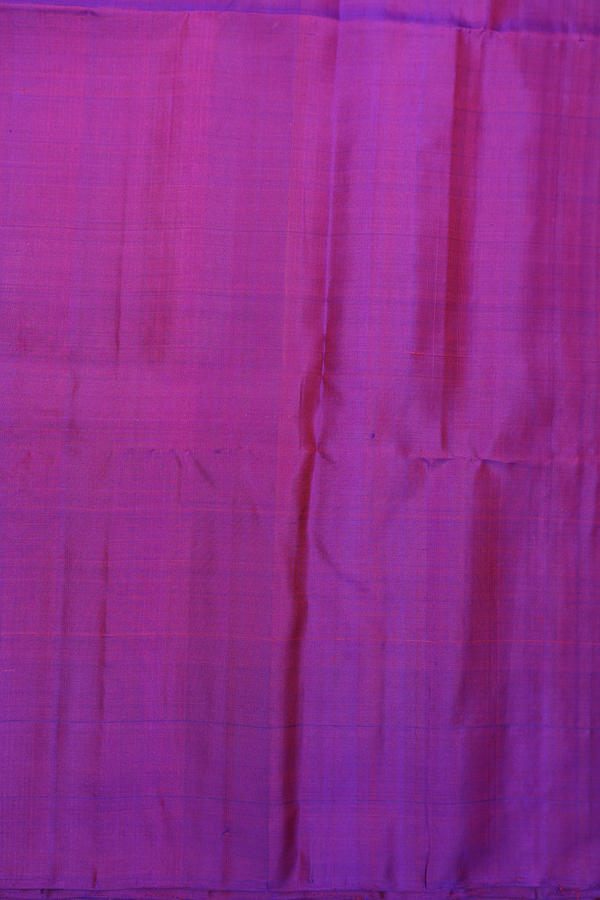 Soft Silk Saree In Orange With Checks Design