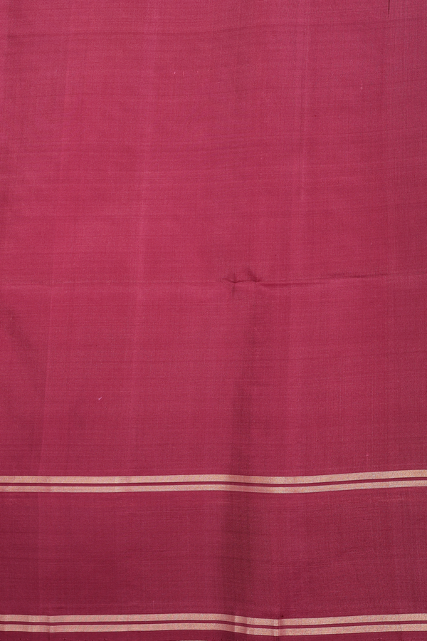 Soft Silk Saree In Orchid Pink With Zari Motifs